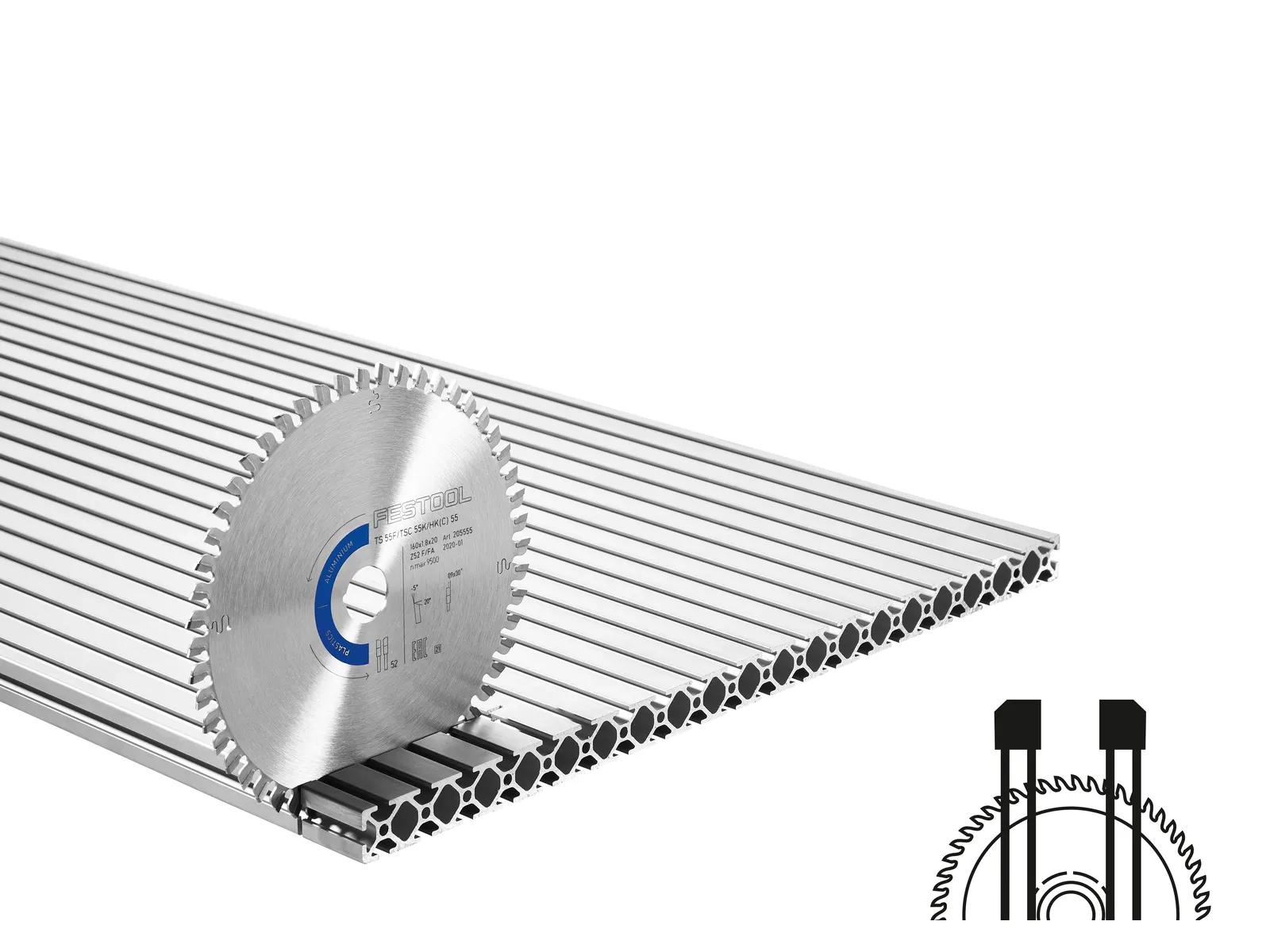 Panza de fierastrau HW 168x1,8x20 F/FA 52 ALUMINIUM/PLASTICS [1]