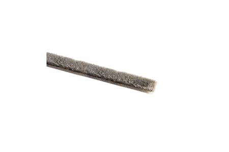 Profile dressing - Perie praf 4.8 x 4 mm, gri - 1 m