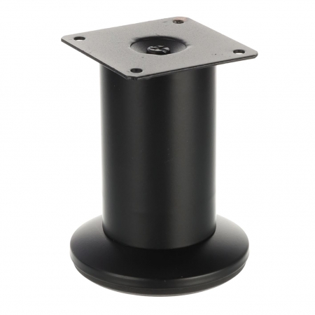ОБКОВ за МЕБЕЛИ - Picior mobila ajustabil GS36 H 200 mm, metalic, negru mat