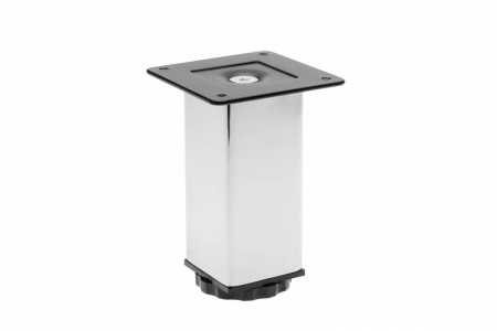 Picior mobila ajustabil SQ-40 H100 mm, metalic, cromat