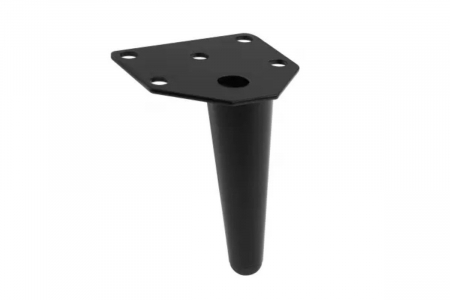 OSPRZĘT MEBLOWY - Picior mobila ANCHOR H130 mm, negru mat