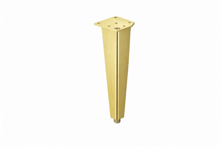 Picioare & rotile mobila - Picior mobila G0108 H100 mm, gold