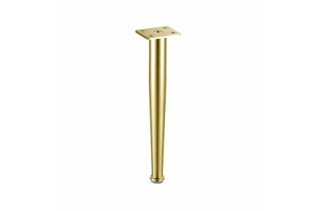 Picioare & rotile mobila - Picior mobila G0134 H100 mm, gold