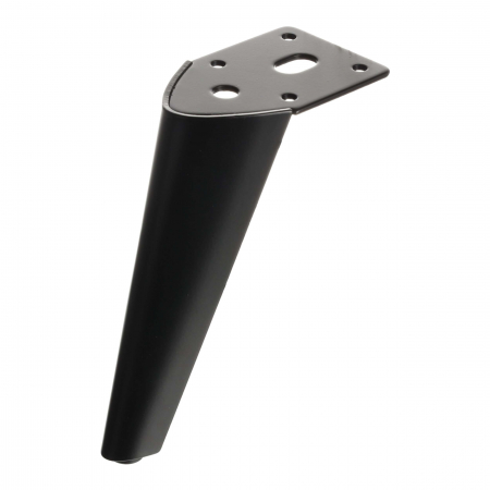 ОБКОВ за МЕБЕЛИ - Picior mobila GS49 H150 mm, negru mat