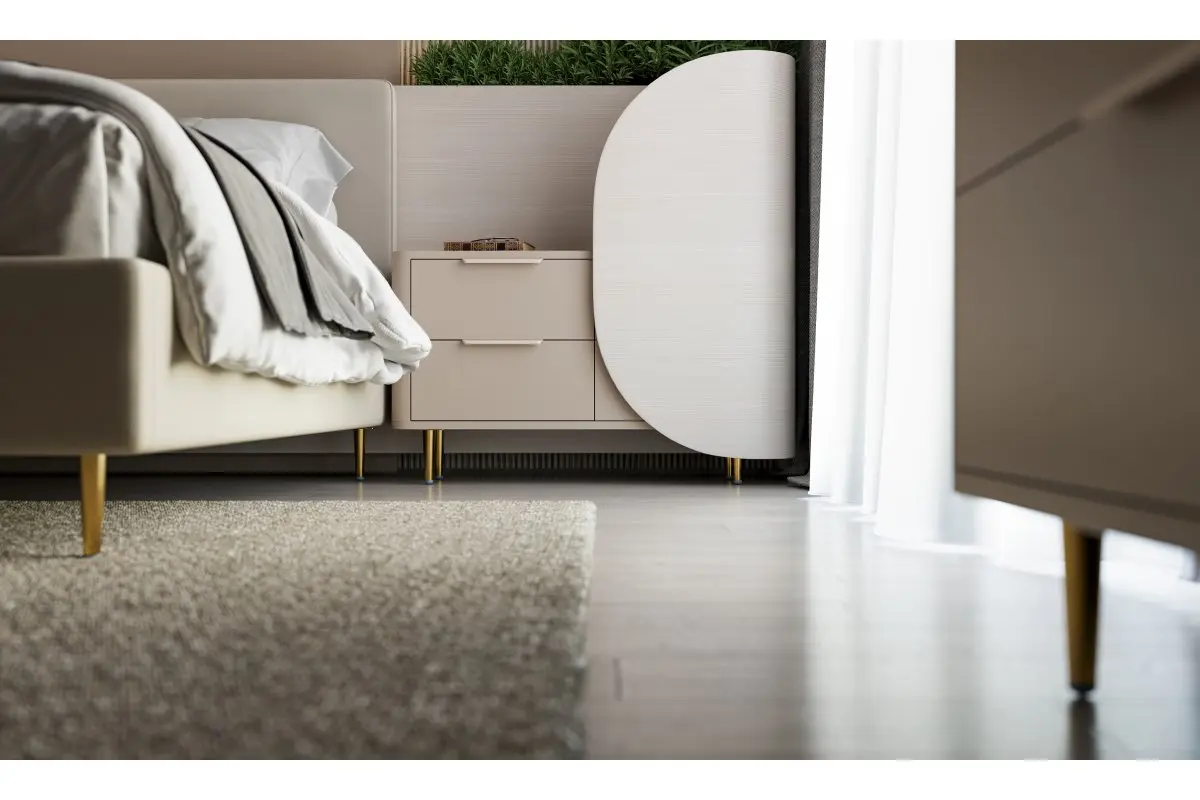 Picior mobila SPIRE H130 mm, brushed gold [4]