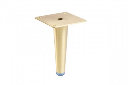 Крака и колела за мебели - Picior mobila SPIRE H130 mm, brushed gold