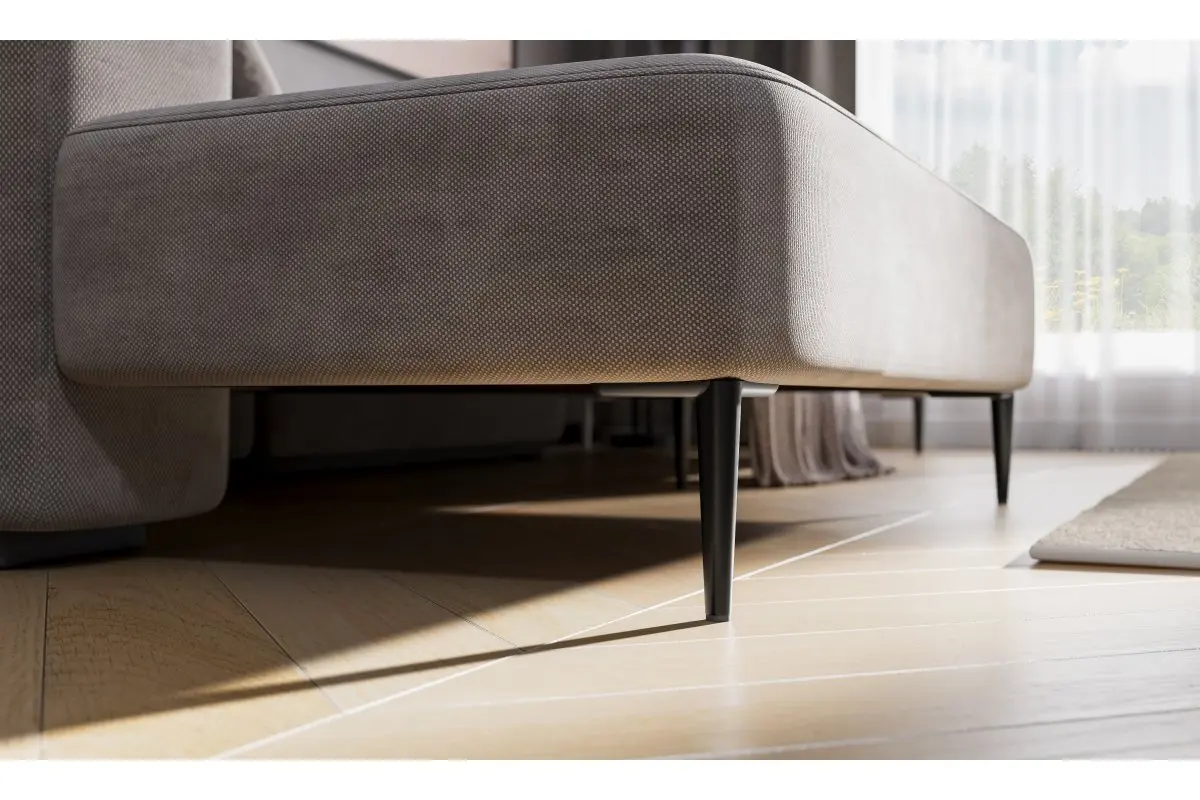 Picior mobila SQUARE H150 mm, negru mat [2]