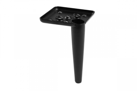 FERONERIE MOBILA - Picior mobila SQUARE H150 mm, negru mat