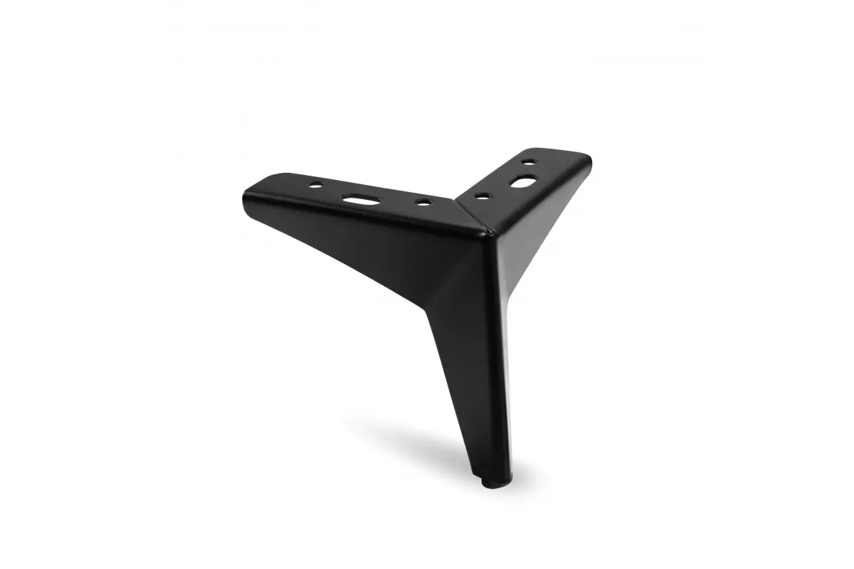 ОБКОВ за МЕБЕЛИ - Picior mobila STAR H125 mm, negru mat