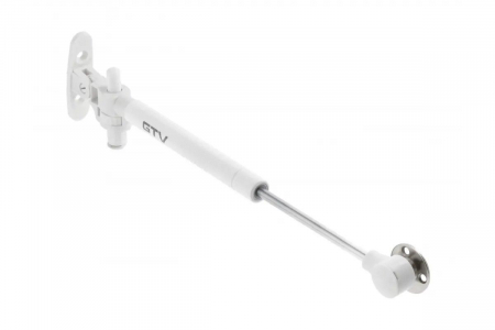 FERONERIE MOBILA - Piston (telescop) gaz ridicare, amortizare la inchidere, alb
