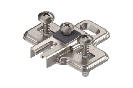 Bútorpántok - Placuta montaj in cruce MODUL Expando, H=0 mm, balama usa dulap frigider