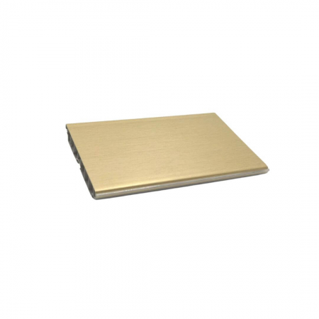 Plinta dreapta PVC H120 mm, 4 m, auriu [2]