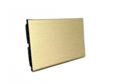 Plinta dreapta PVC H120 mm, 4 m, auriu [1]