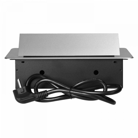 Priza incorporabila in blat 2 x Schuko, USB A + C, 3.6 A, cablu 1.5 m, gri [5]