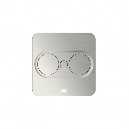 Priza incorporabila in blat patrata TWIST2, 2xSchuko, cablu 2 m inclus, inox [2]