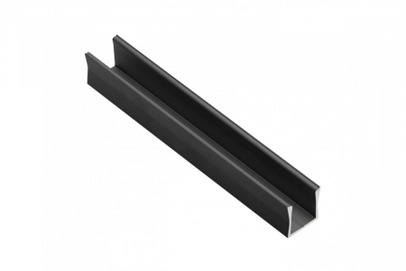 Profil aplicat MINI High, 2 m, negru mat