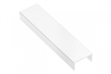 PПлъзгаща система за облицовка от алуминиев профил - Profil aluminiu C 18 mm, 3 ml, alb