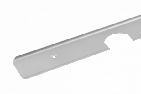 FERONERIE MOBILA - Profil aluminiu imbinare colt pentru blat, 38x630 mm, gri