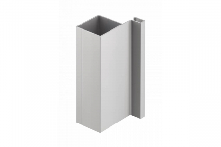 Дръжки тип профил - Profil maner vertical de margine VELLO TJ, 3 m, gri