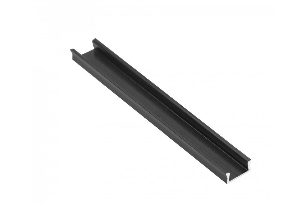 Профил на LED лента - Profil aplicat banda LED MINI Low 3 m, negru mat