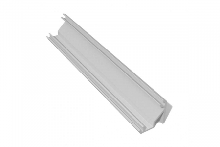 Profile LED - Profil aplicat banda led GLAX pentru colt, 2 ml, gri
