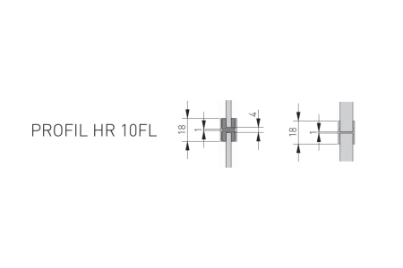 Profil H Flat Line 10/4 mm, 3 m, negru mat [1]