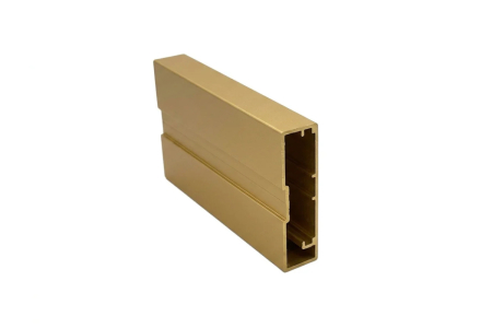Profil H02 pentru imbinare rama S02, 14x50 mm, 3 m, auriu mat