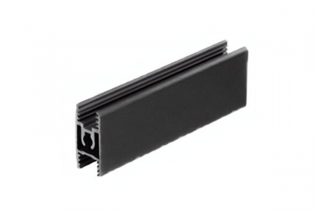 Profile dressing - Profil H30 10 mm, 3 m, negru mat