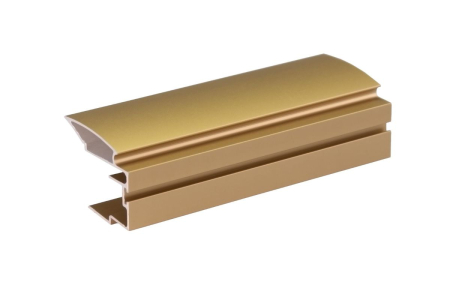 PПлъзгаща система за облицовка от алуминиев профил - Profil maner Alfa 16/18 mm, 2.7 m, gold