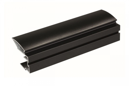 FERONERIE MOBILA - Profil maner Alfa 16/18 mm, 2.7 m, negru mat