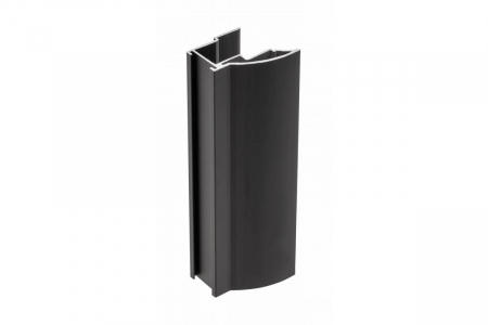 Profil maner NOVO 2 usa culisanta, 2.7 ml, pal 18 mm, negru mat