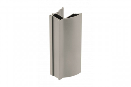 Profil maner aluminiu NOVO S usa culisanta, 2.7 ml, pal 16/18 mm, champagne