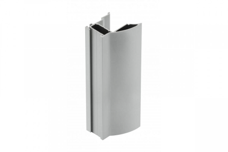 Profil maner aluminiu NOVO S usa culisanta, 2.7 ml, pal 16/18 mm, gri