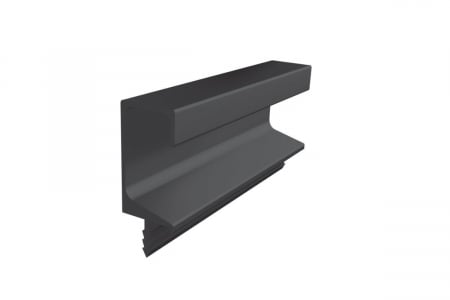 ACCESORII MOBILA - Profil maner C FE3, 3 m, negru mat