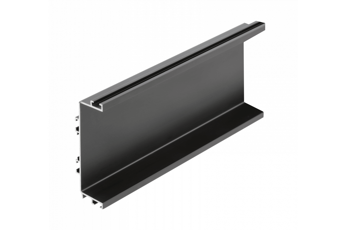 Profil maner C VELLO, LED, 4.1 m, negru mat [1]
