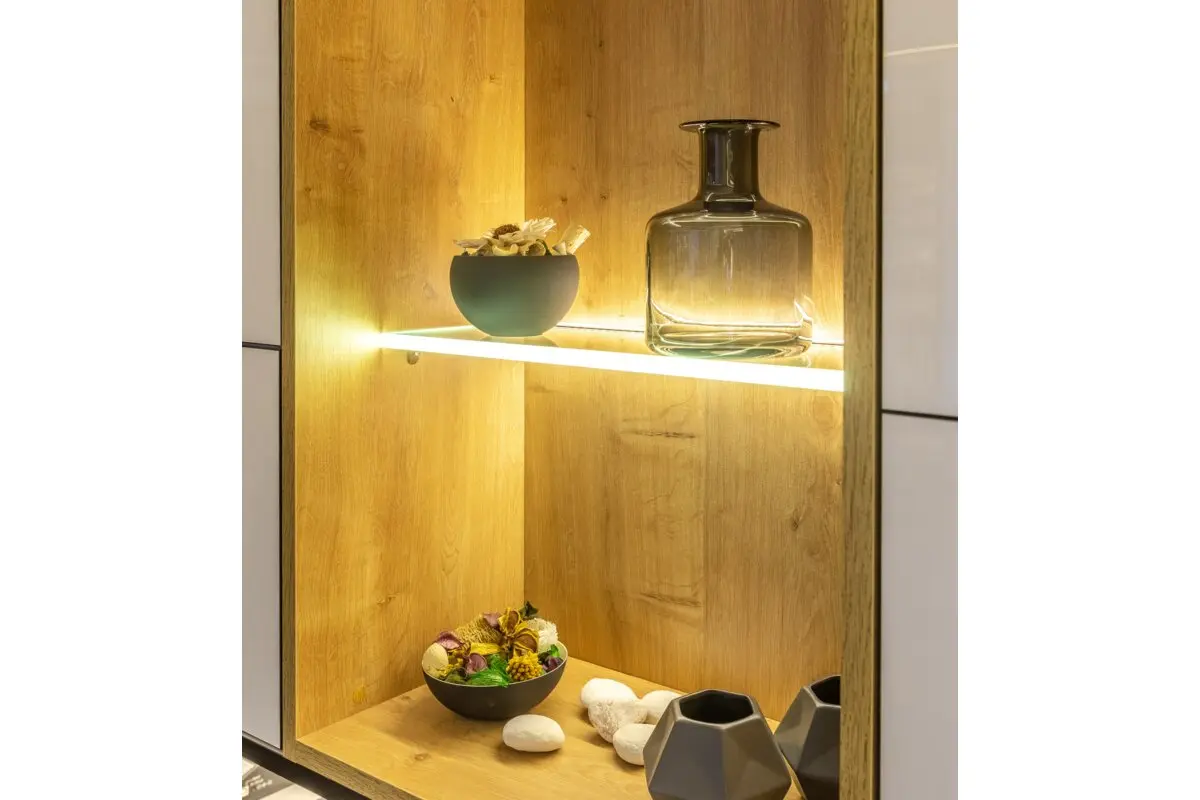 Profil MINI pentru rafturi sticla, 2 m, gri [2]