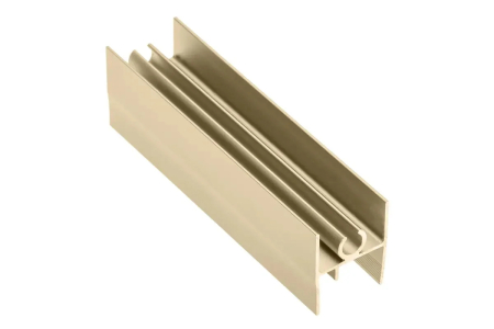 Profile dressing - Profil orizontal superior usa dressing 18/4 mm, pal/ sticla, 3 m, auriu