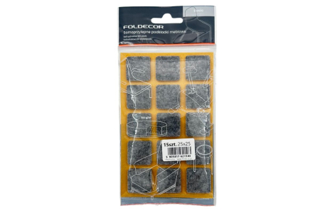 Inne - Protectie autoadeziva pardoseala, pasla, 25x25 mm, gri