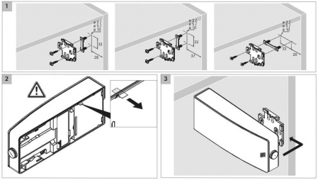 Push to Open electric SILENT, alb [2]