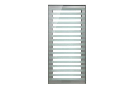 Rame Aluminiu - Rama S02, max. 2000x500 mm, sticla 4 mm, gri