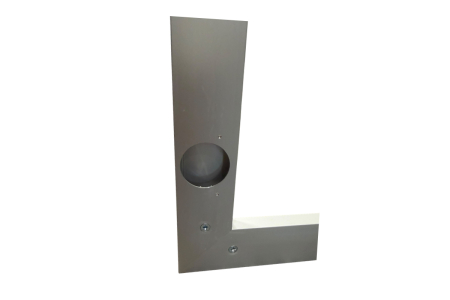 Rama S02, max. 2000x500 mm, sticla 4 mm, gri [2]