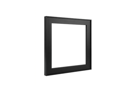Rama S02 NEW, max. 2500x500 mm, sticla 4 mm, negru mat [2]