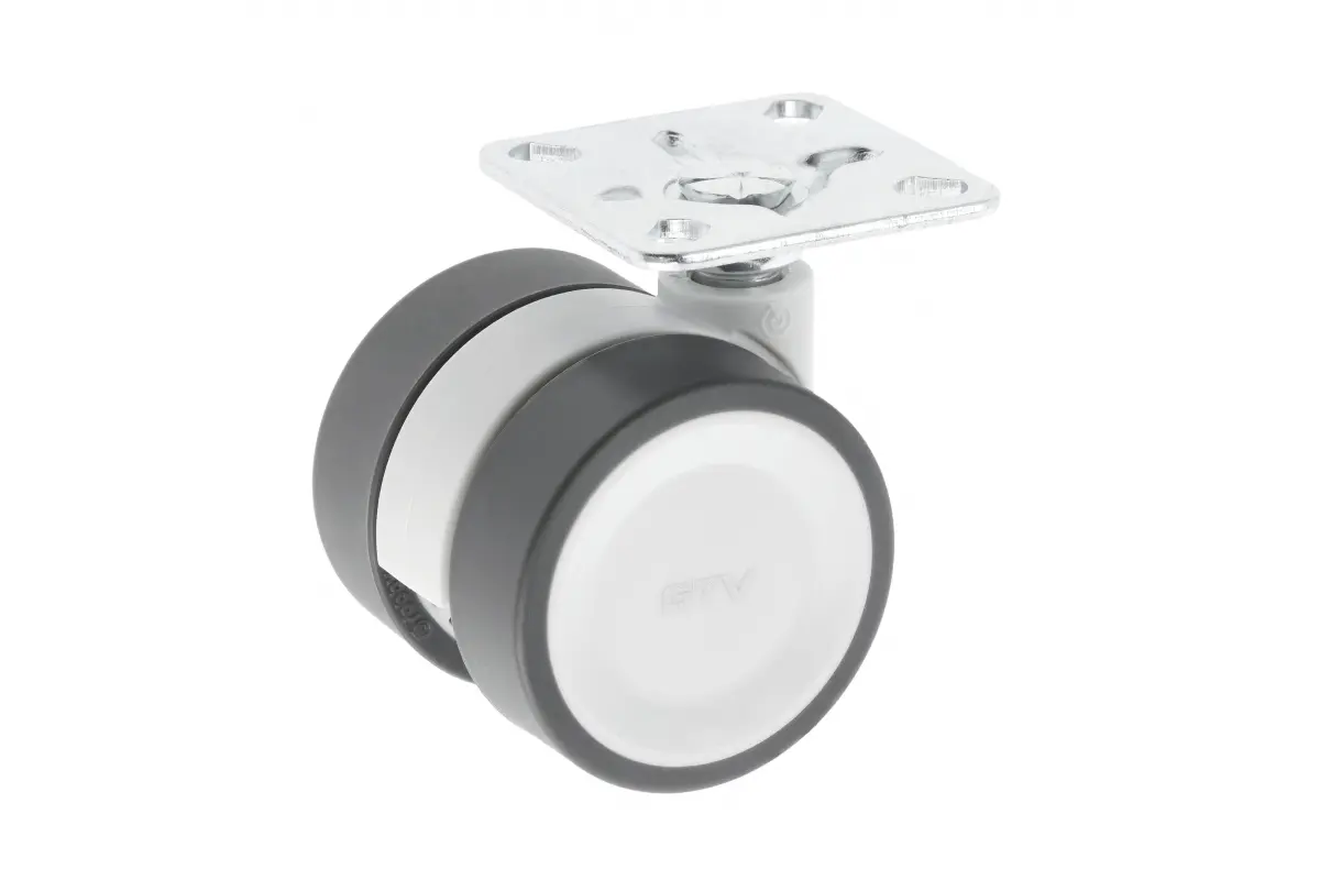 Rola fara frana CIRCO Ø50 mm, negru-gri