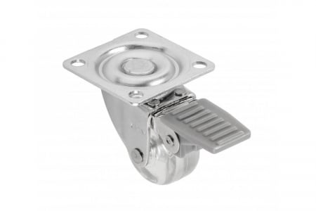 ОБКОВ за МЕБЕЛИ - Rola transparenta silicon KMA Ø35 mm, cu frana