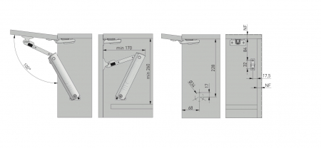 Piston de ridicare MINILIFT Medium 3.5-4.5 kg [8]