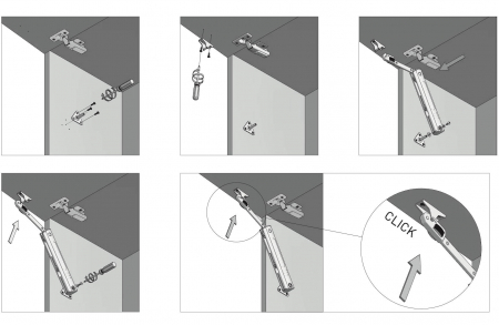 Piston de ridicare MINILIFT Medium 3.5-4.5 kg [9]