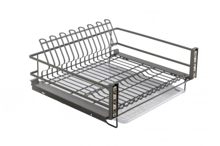 FERONERIE MOBILA - Scurgator vase tip sertar MOVIX 900 mm, 30 kg, antracit - FARA glisiere