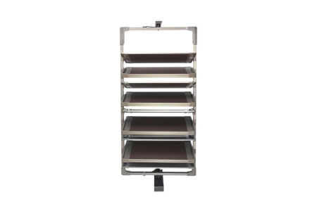 FERONERIE MOBILA - Set 10 rafturi suport rotativ pantofi - FARA cadru