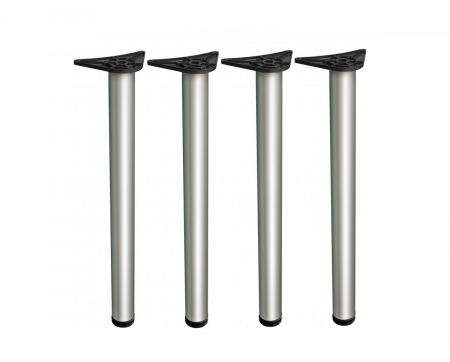 АКСЕСОАРИ за МЕБЕЛИ - Set 4 picioare masa A6 710 mm, aluminiu