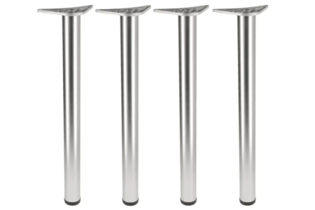 Крака за маса/бюро - Set 4 picioare masa A6 870 mm, inox